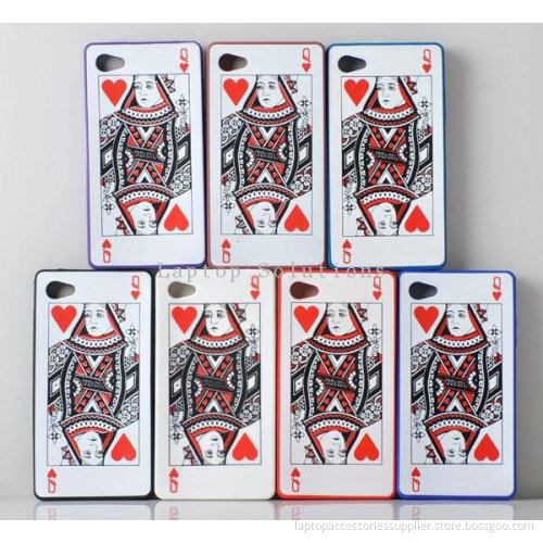 Iphone Case Slim Silicon Case Poker Card Paper Cover For Apple Iphone 4 / 4g